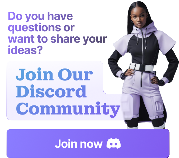 Join our fashion community on discord.