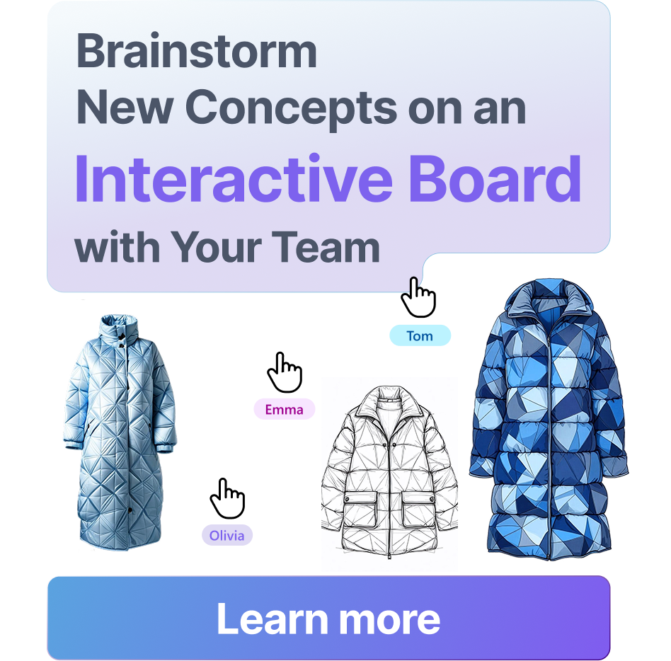 Brainstorm New concepts on an interactive board with your team